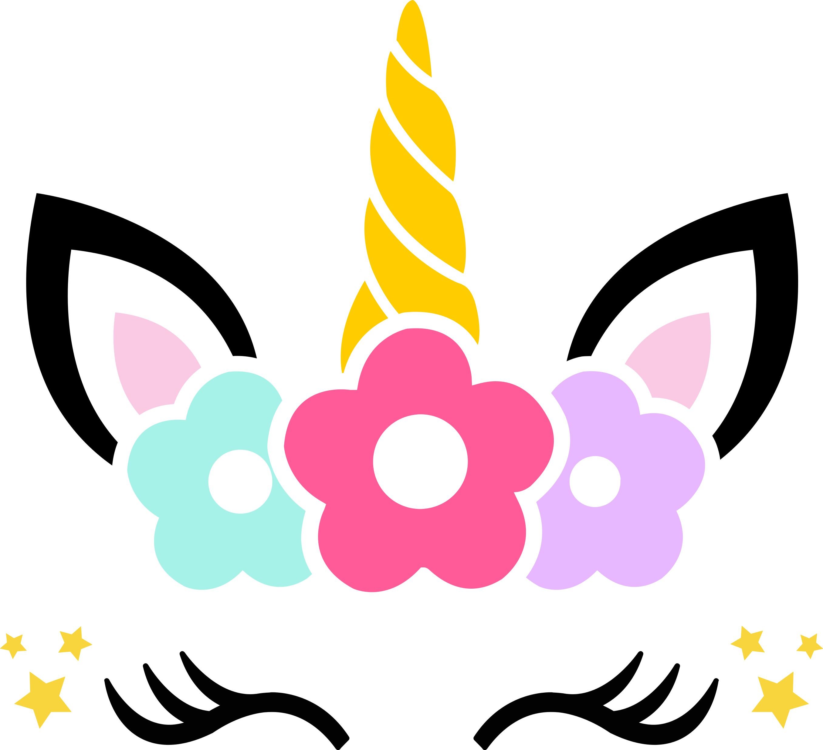 Unicorn Face Svg Unicorn Head Svg Unicorn Clipart Design From My Xxx